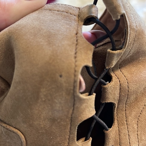 Free People Suede Heeled Booties - Picture 5 of 5